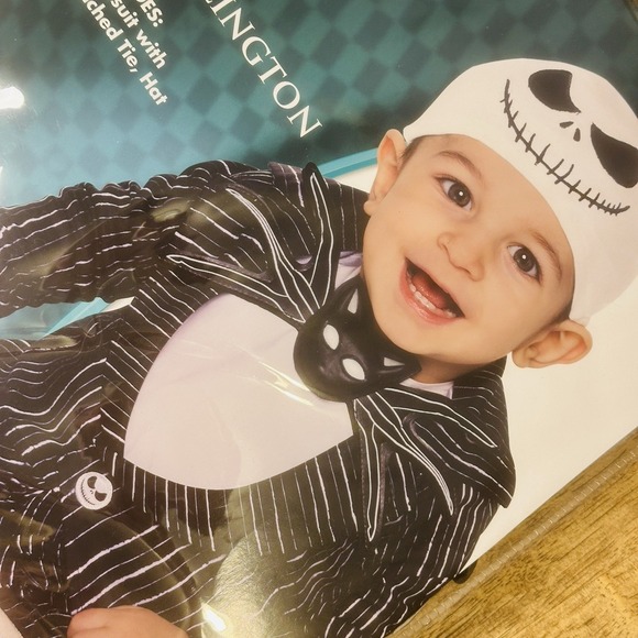 Disney The Nightmare Before Christmas Jack Skellington Baby Costume 0-6 Months - Picture 1 of 16